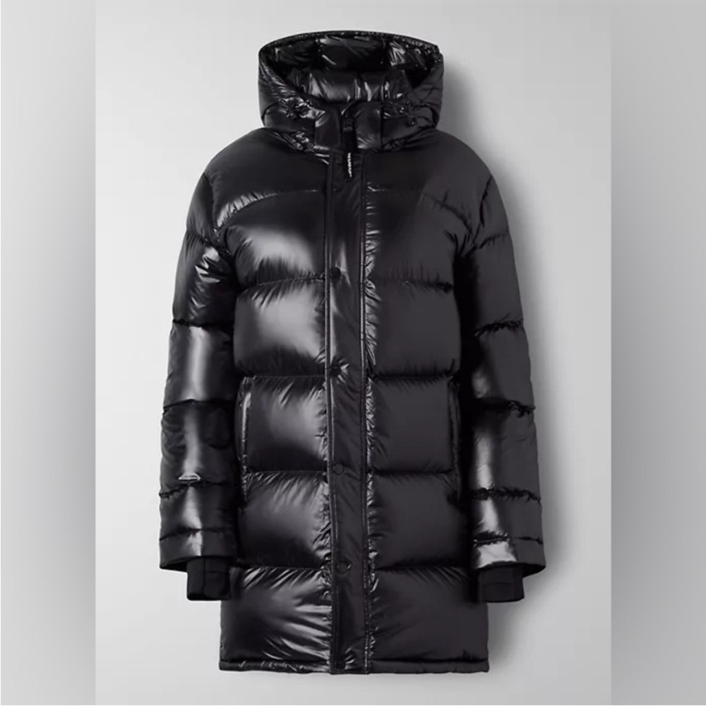 TNA The Super Puff Mid ✧ Highgloss Black ✧ Size XXS